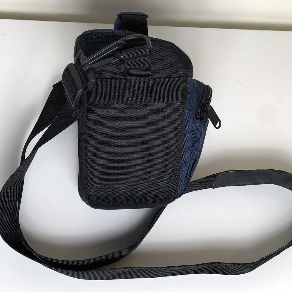 Lowepro TLZ Mini Topload Zoom DSLR Blue Camera Holster Bag w/ Adjustable Strap